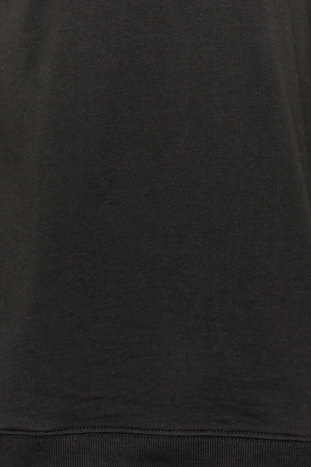 Solid Color Ribbed Sweatshirt