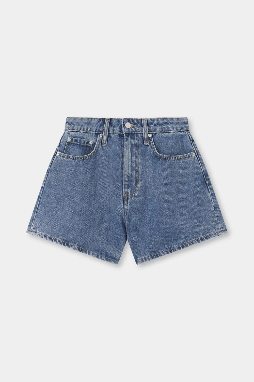 Cotton High Waisted Shorts
