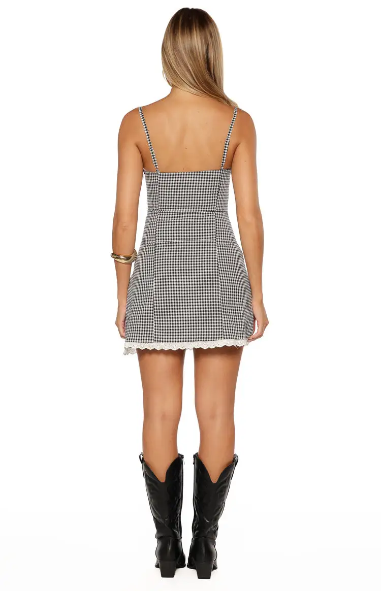 Easygoing Gingham Mini Dress