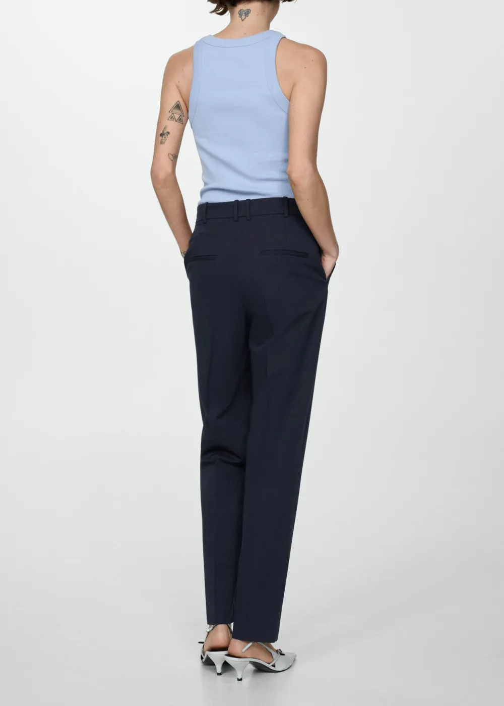 Straight suit pants