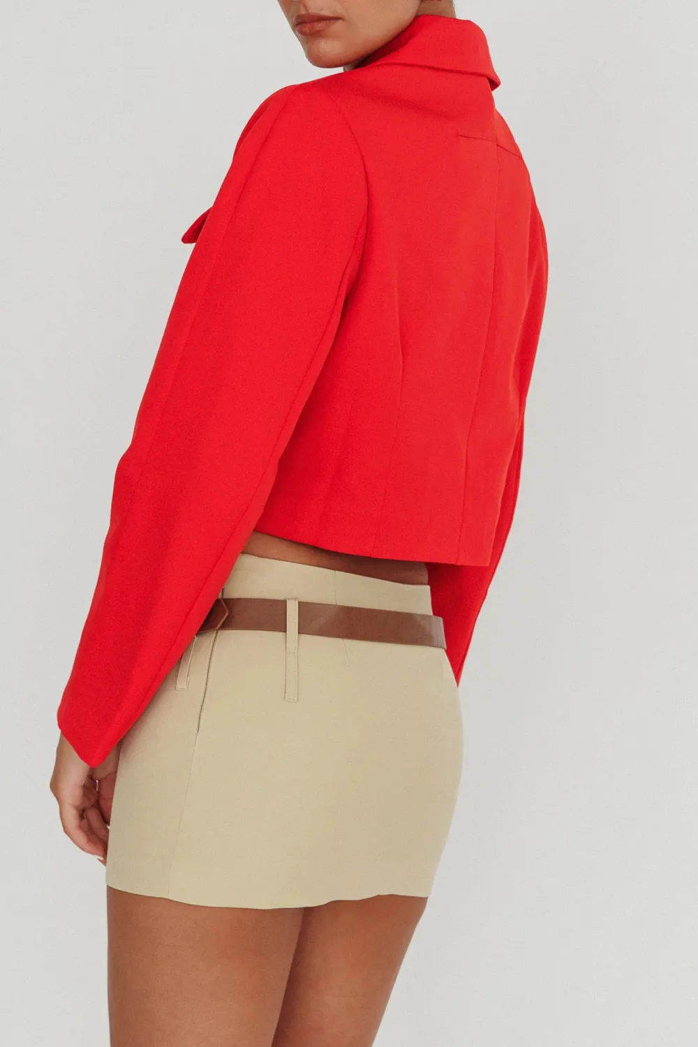 Casual All-Match Solid Color Commuter Style Women's Jacket