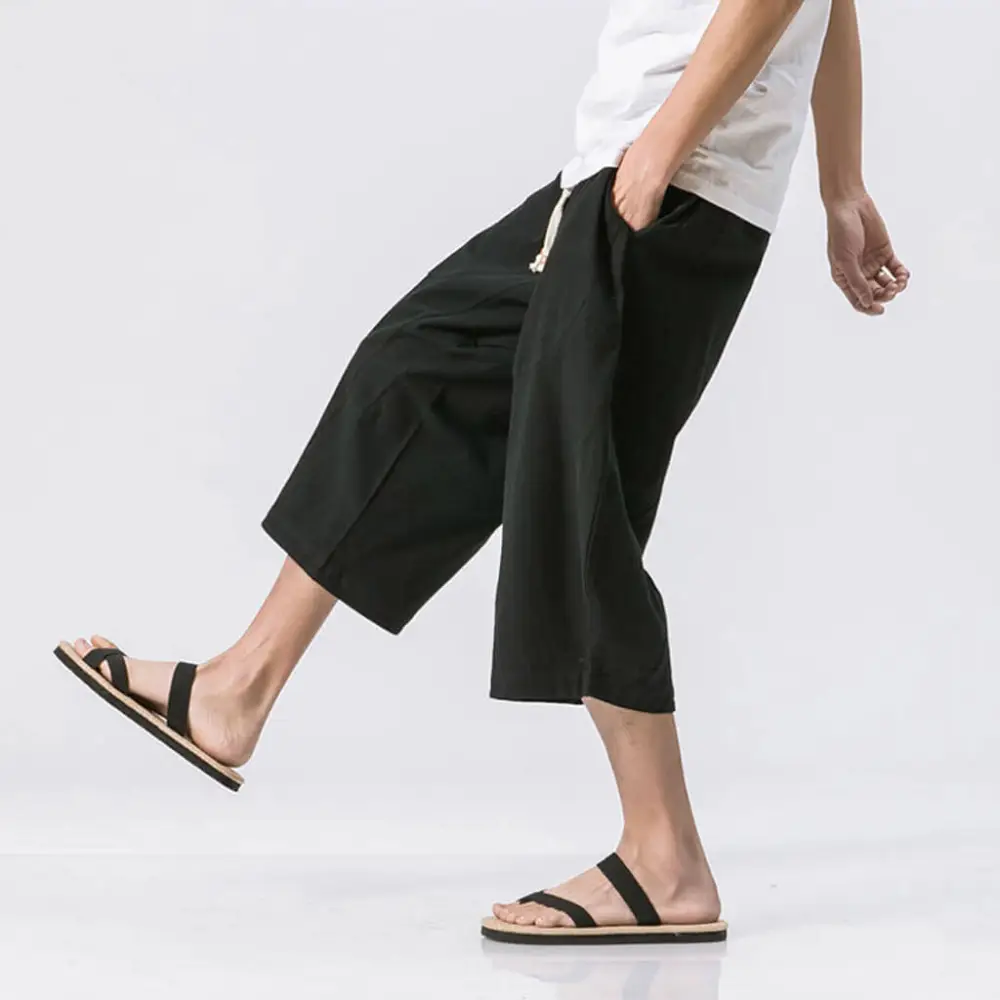 Lightweight Cropped Utility Pants