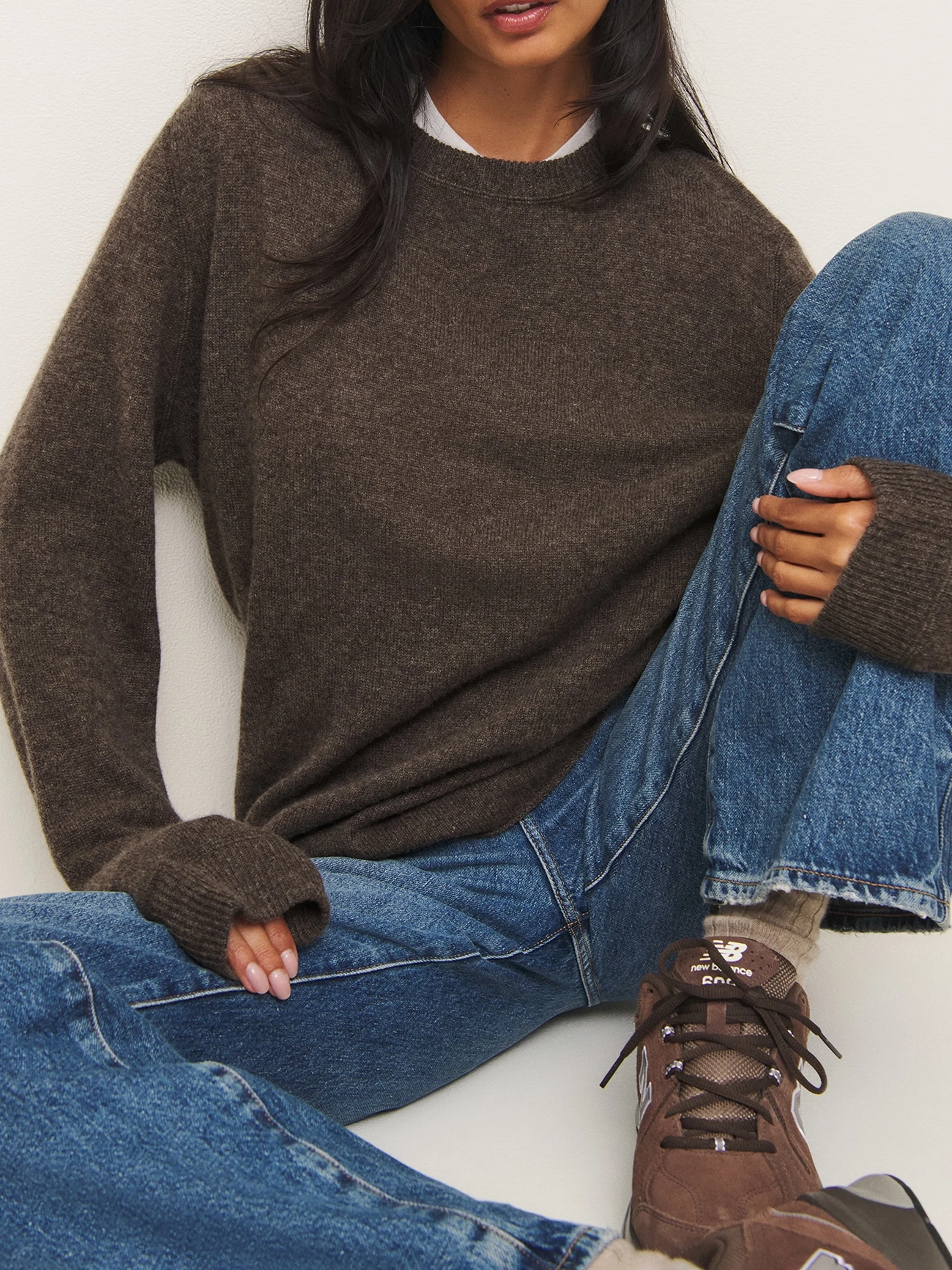 Soft Texture Crew Neck Wool Sweater
