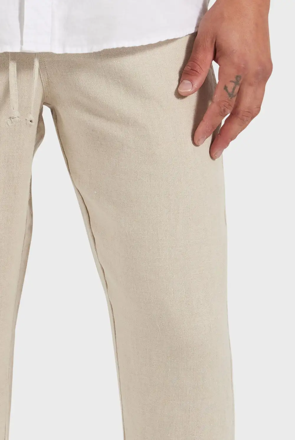 Riviera Linen Pant-black