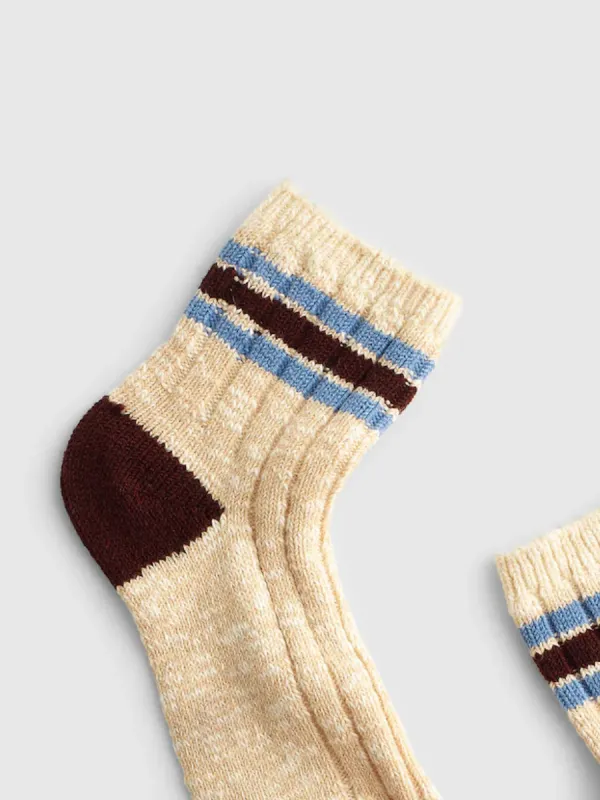Contrast Color Socks