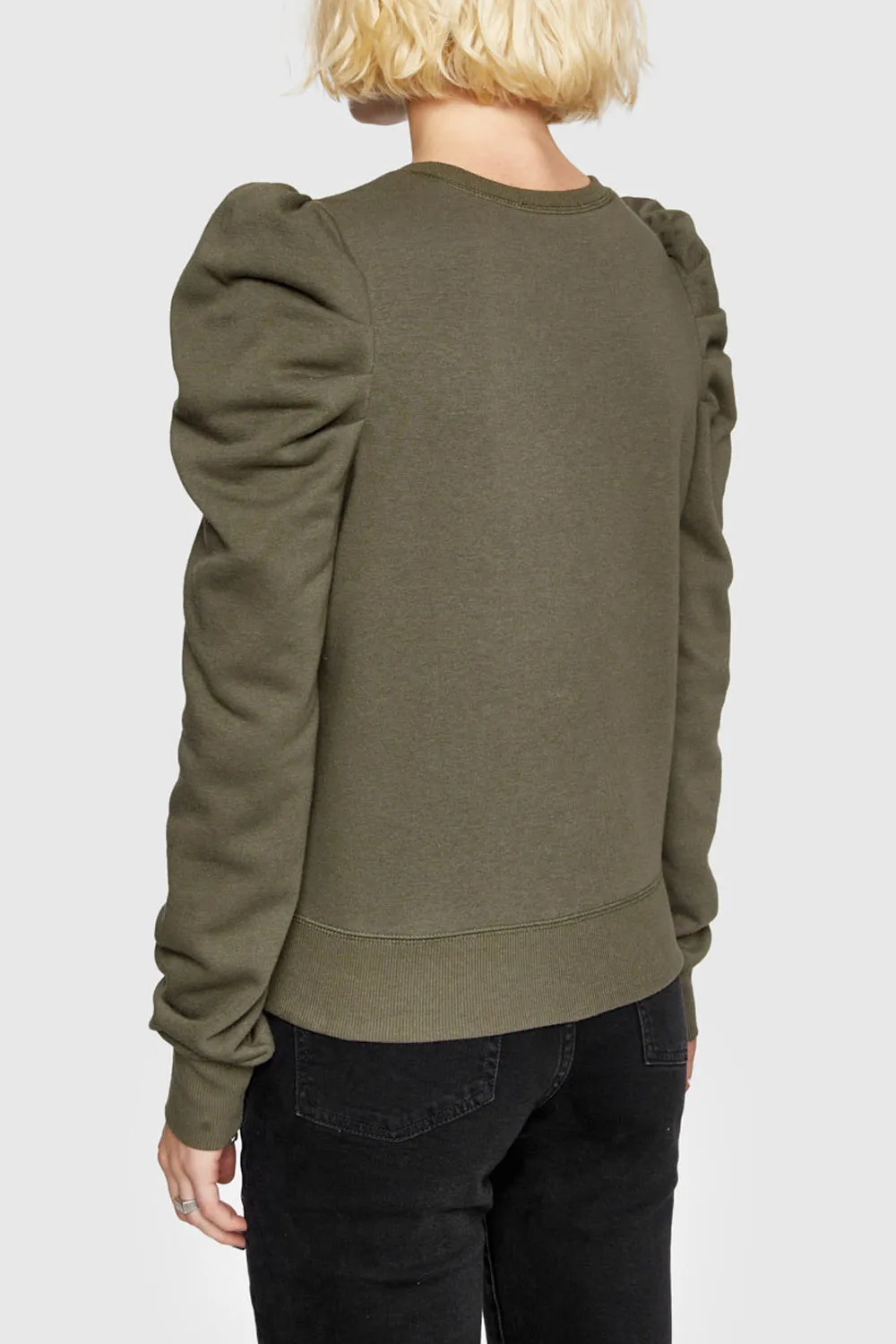 Casual Olive Green Hoodie