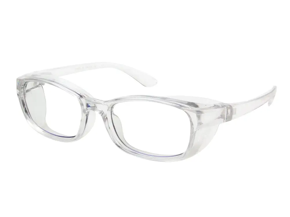 Smooth Glossy Rectangle Frame Sunglasses