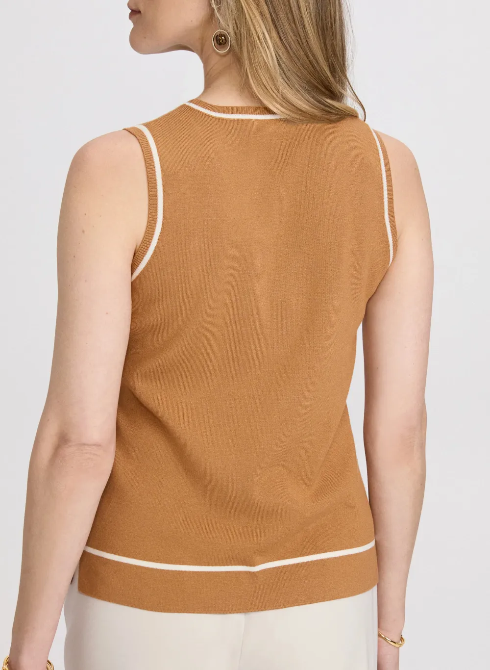 Breathable Knit Solid Vest