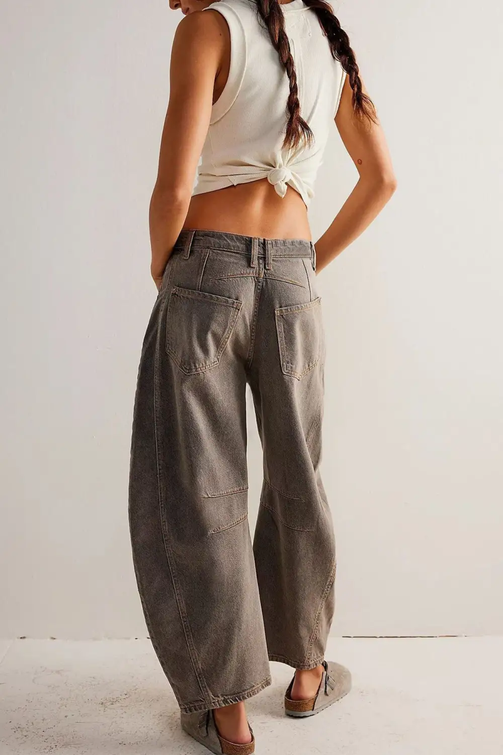 Balloon Leg Relaxed Jeans