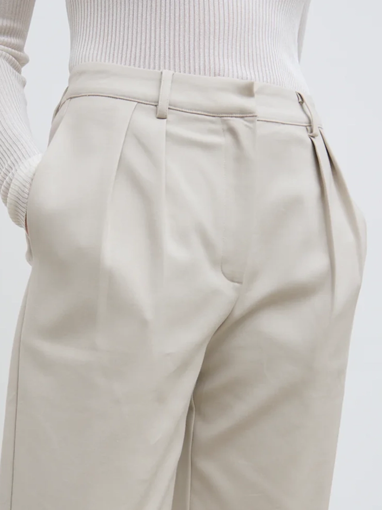 Front Pleat Trousers