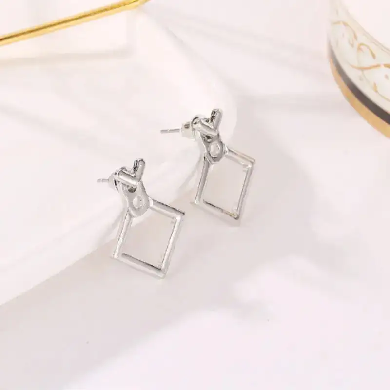 Geneva Square Ear Jacket Jewelry