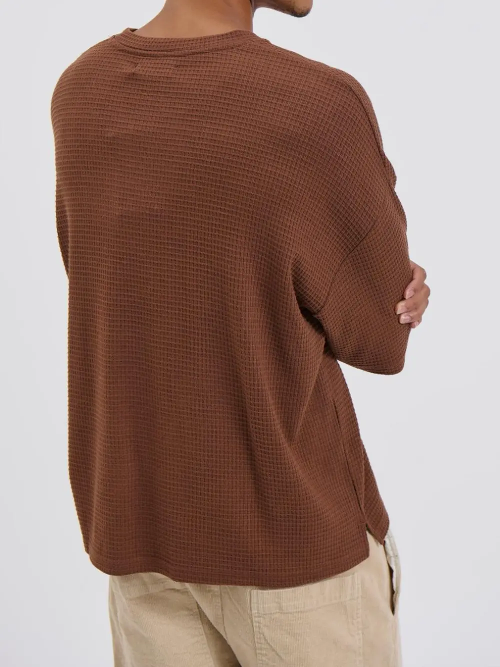 Simple Casual And Daily Coffee Brown Tee