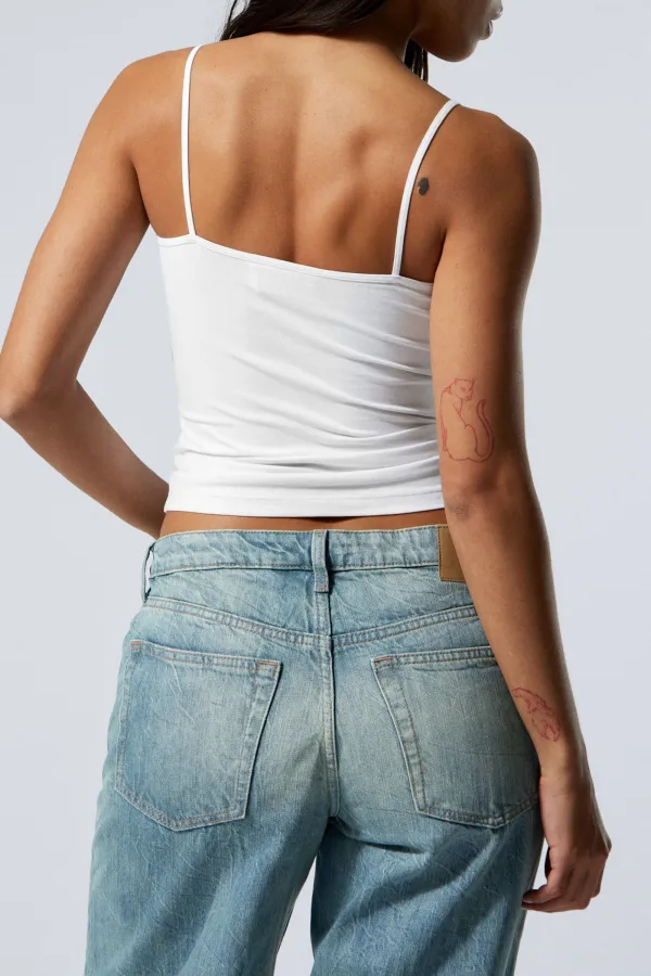Scoop Neck Spaghetti Strap Top