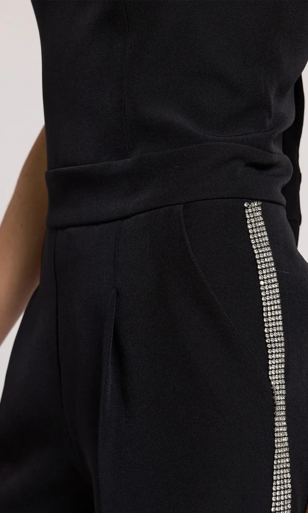 Unique Design Tube Top Jumpsuit