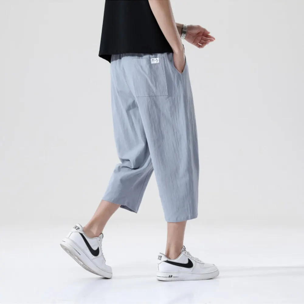 Clean Cropped Casual Pants