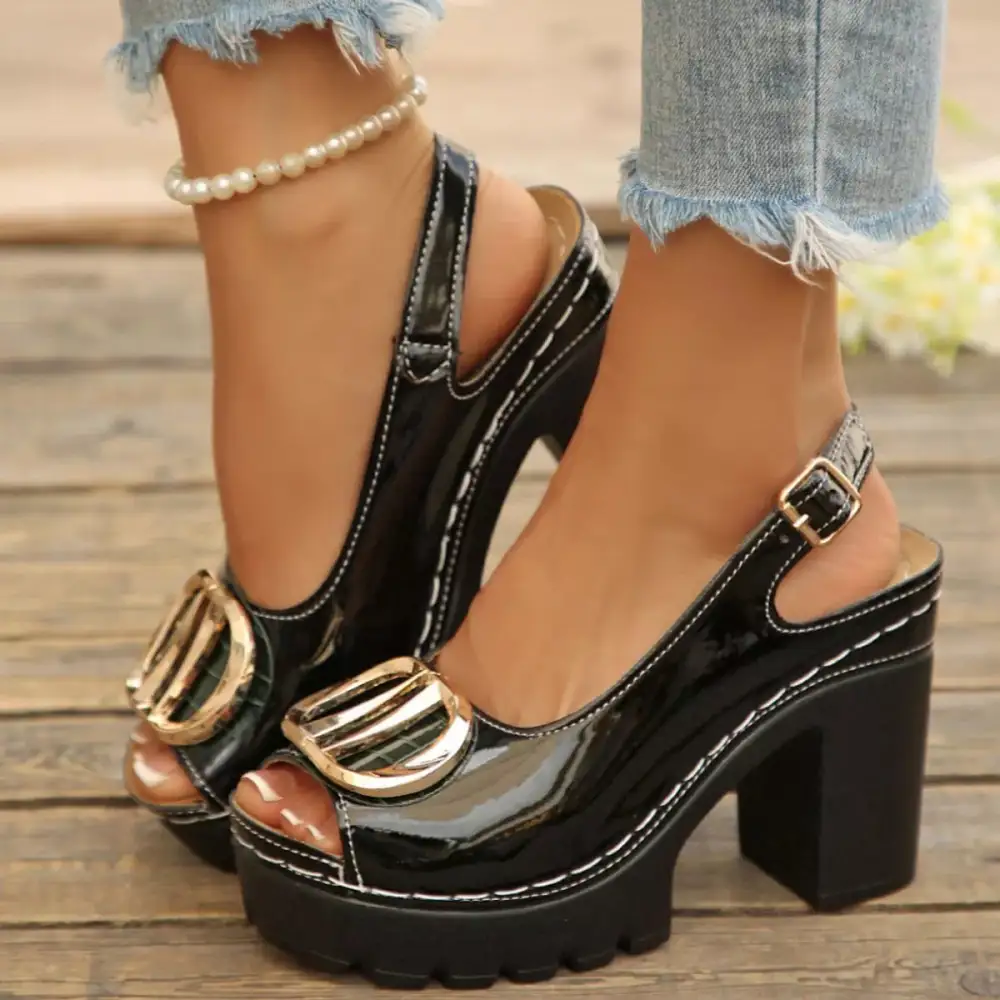 Heels Block Heel Sandals