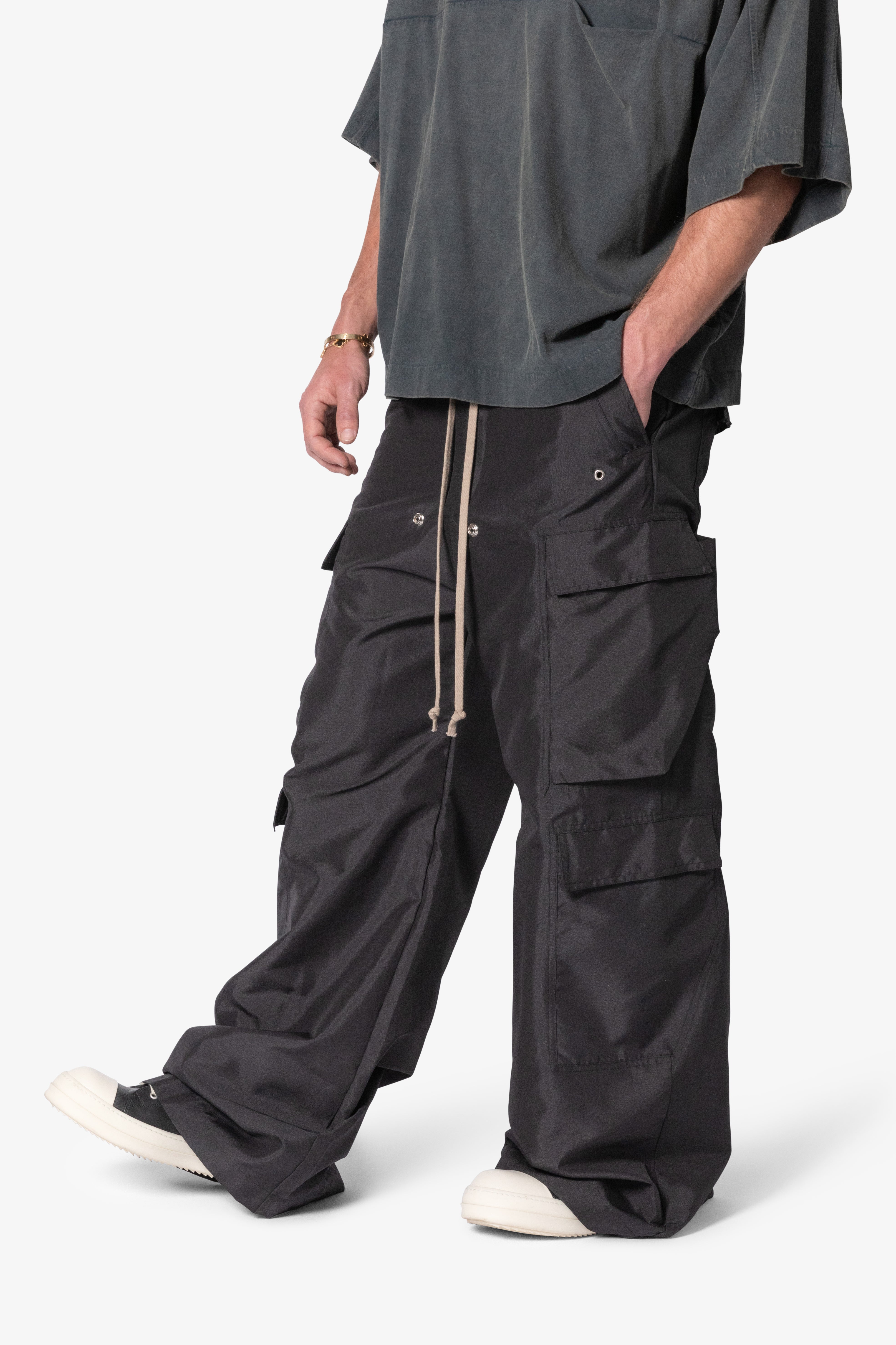 Rave Double Cargo Pants - Black