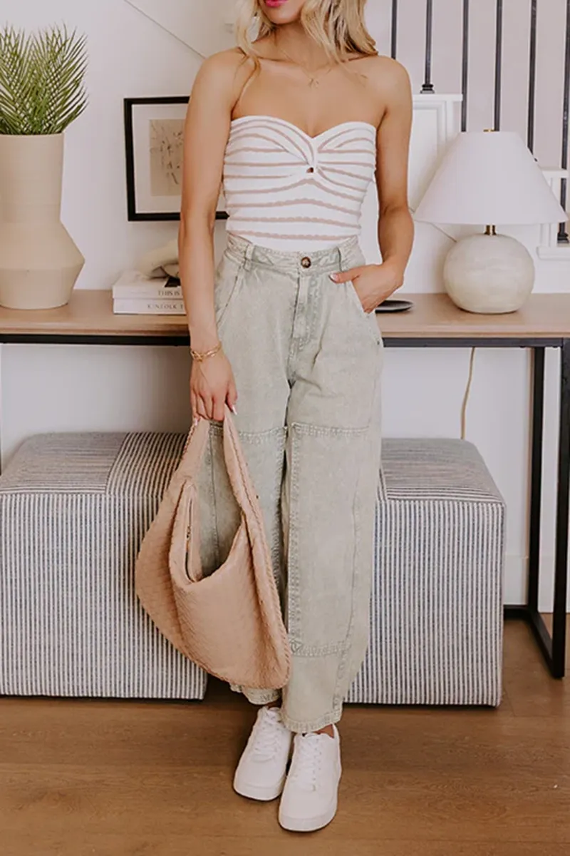 Straight-Leg Workwear Casual Trendy Women's Loose Trousers