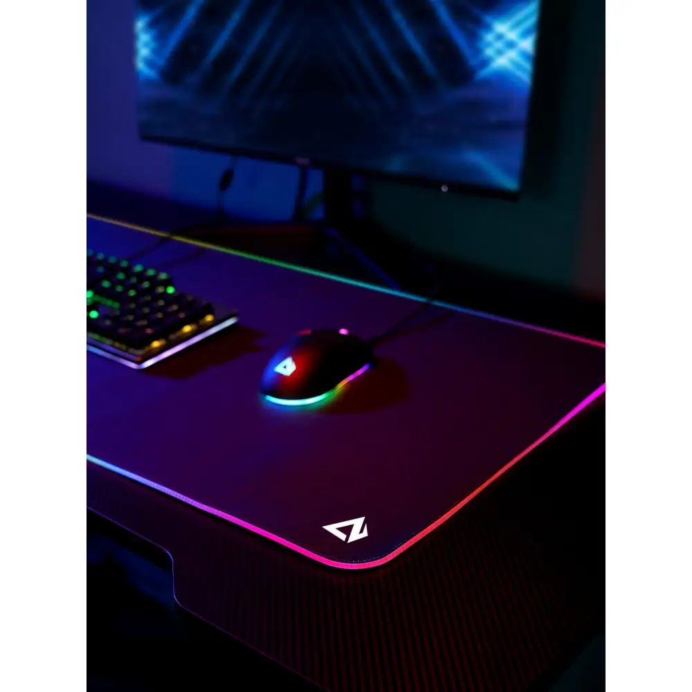 AUKEY KM-P7 RGB Gaming Mouse Pad Extended Soft Led 35.4 × 15.7 inches