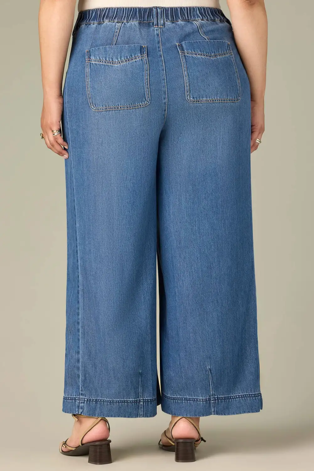 Plus Size Wide Leg Jeans