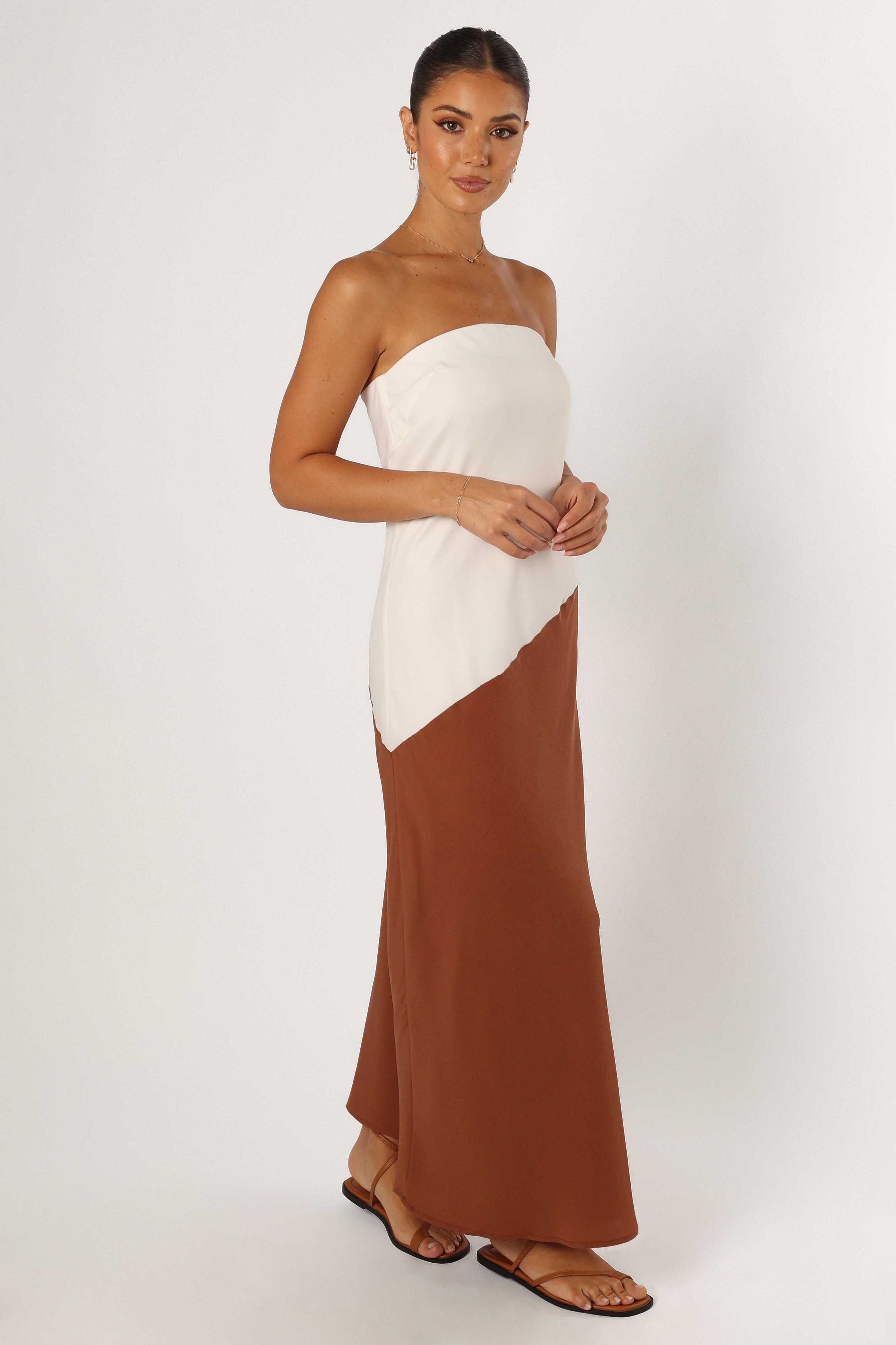 Joanna Maxi Dress - White Choc