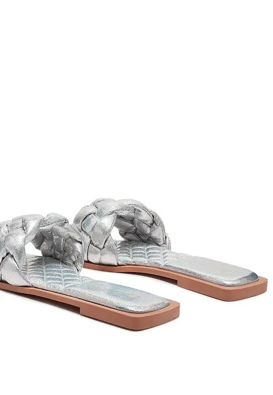 Quilted Woven Flats