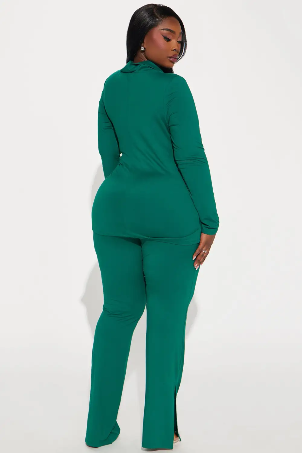 Just You And I Pant Set - Hunter
