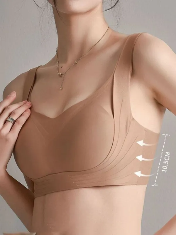 Women Breathable Comfortable Non-marking Shock Absorbing Lift Adjustment Sports Bra & Bralette