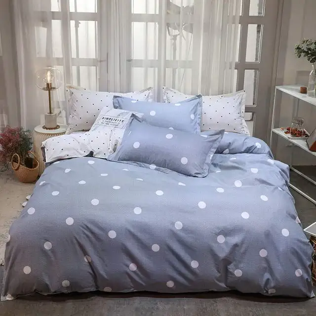 Duvet Cover Flat Bed Sheet Bedding Set