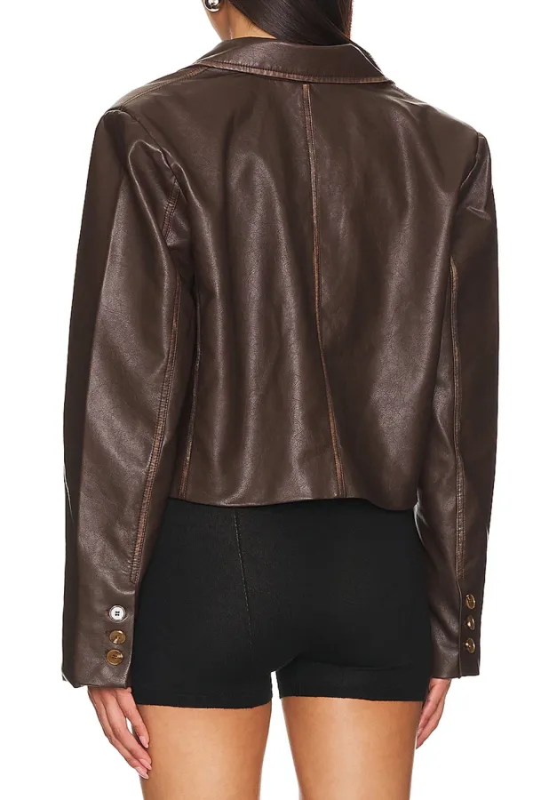Faux Leather Jacket