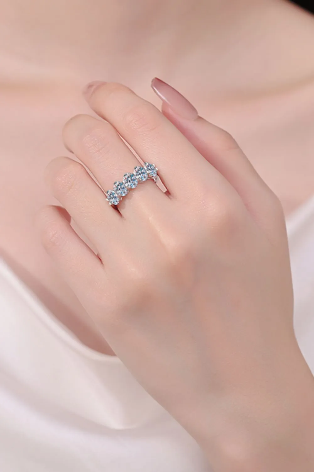 Polished Moissanite Jewelry