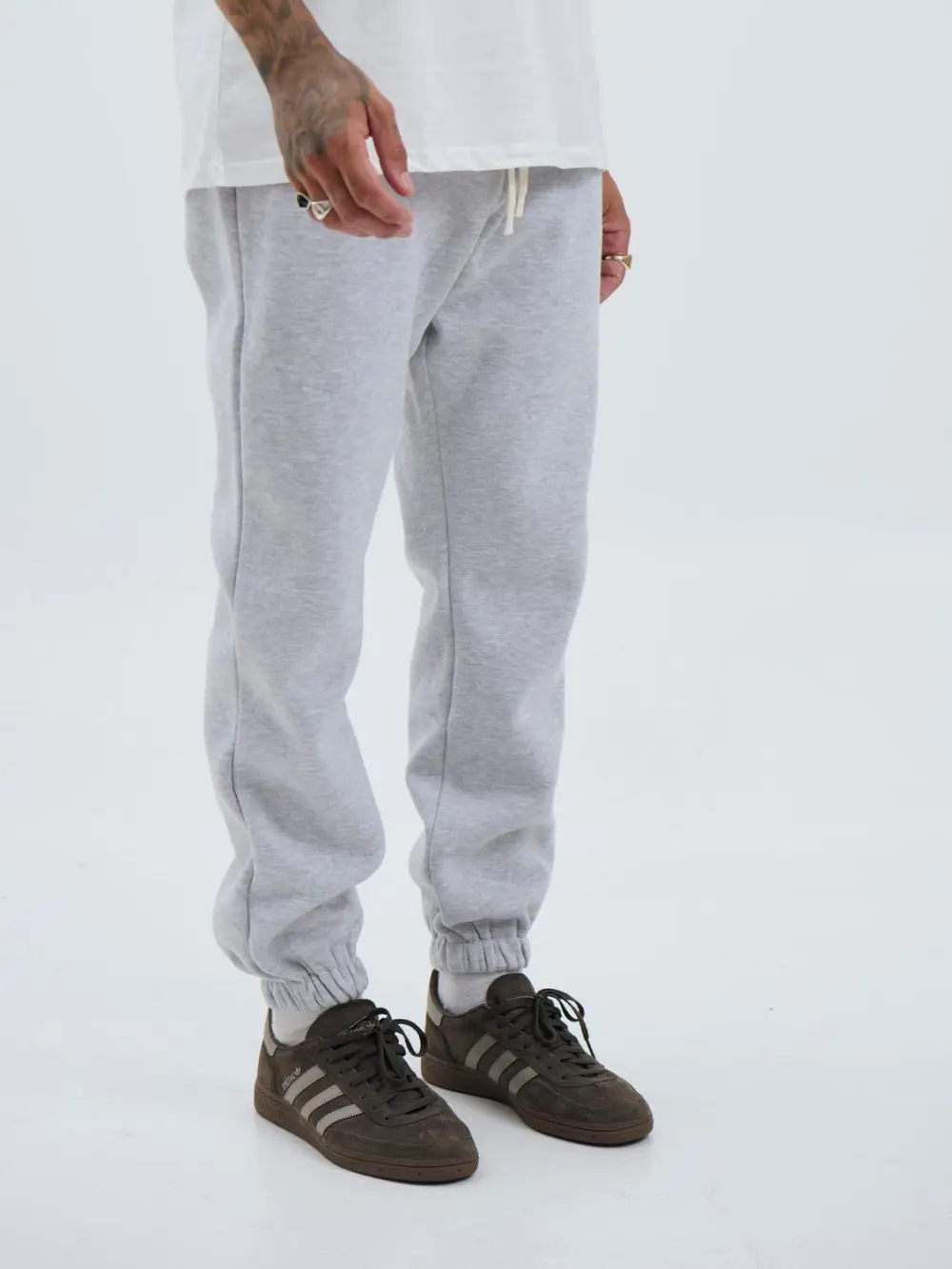 Simple And Comfortable Daily Slim Grey Pant