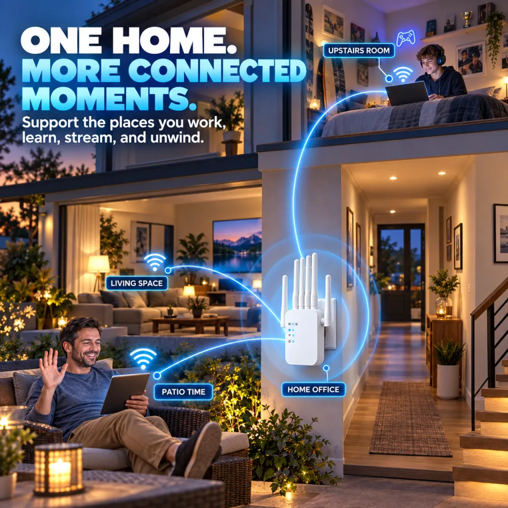 Wall-Penetrating WiFi Signal Booster