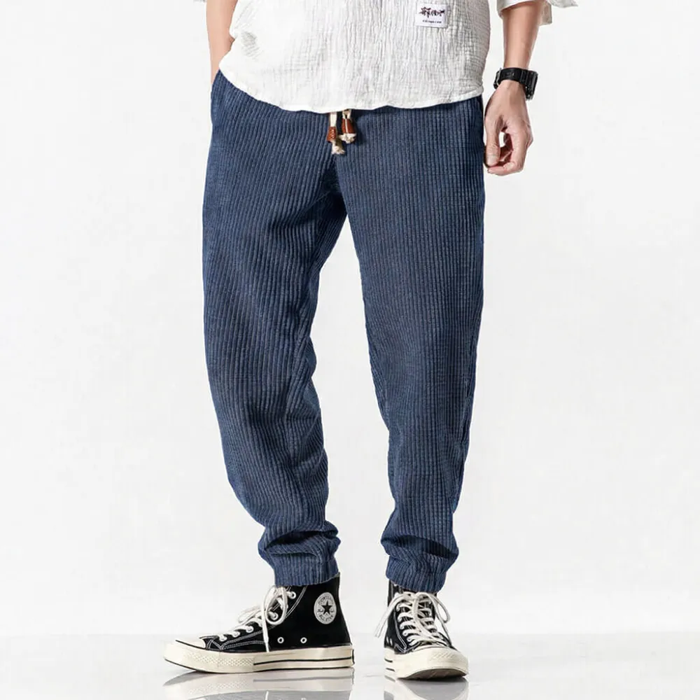 Soft Corduroy Tapered Pants