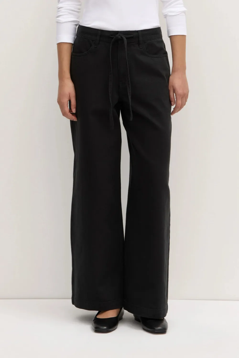 Loose Cotton Elastic Band Pants