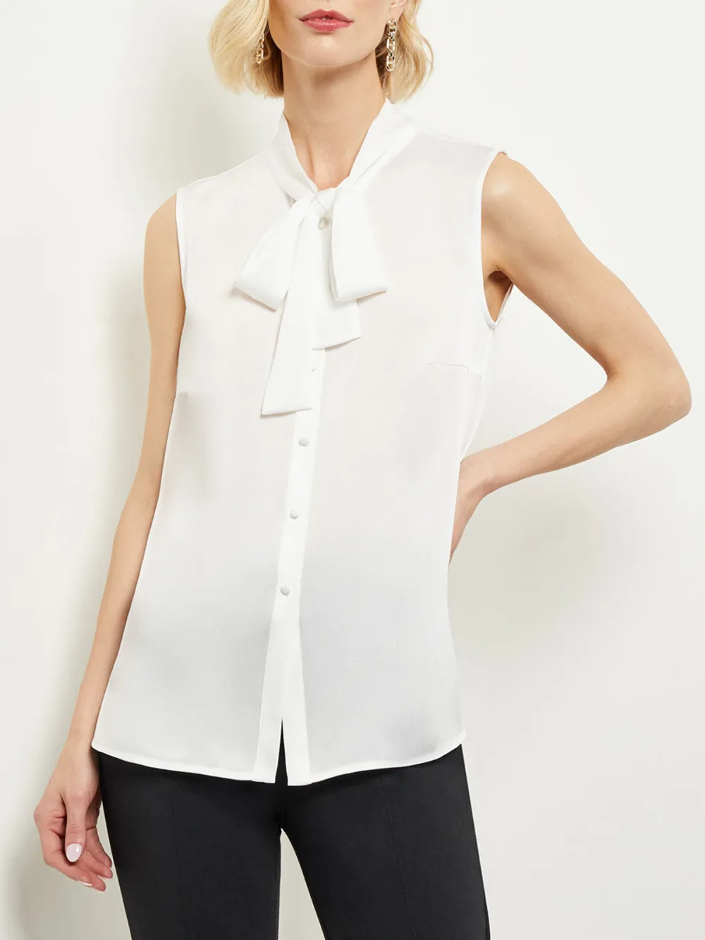 Solid Color Shirt Vest