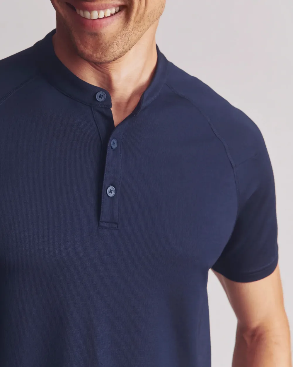 Stylish Men's T-shirts Buttoned In The Front