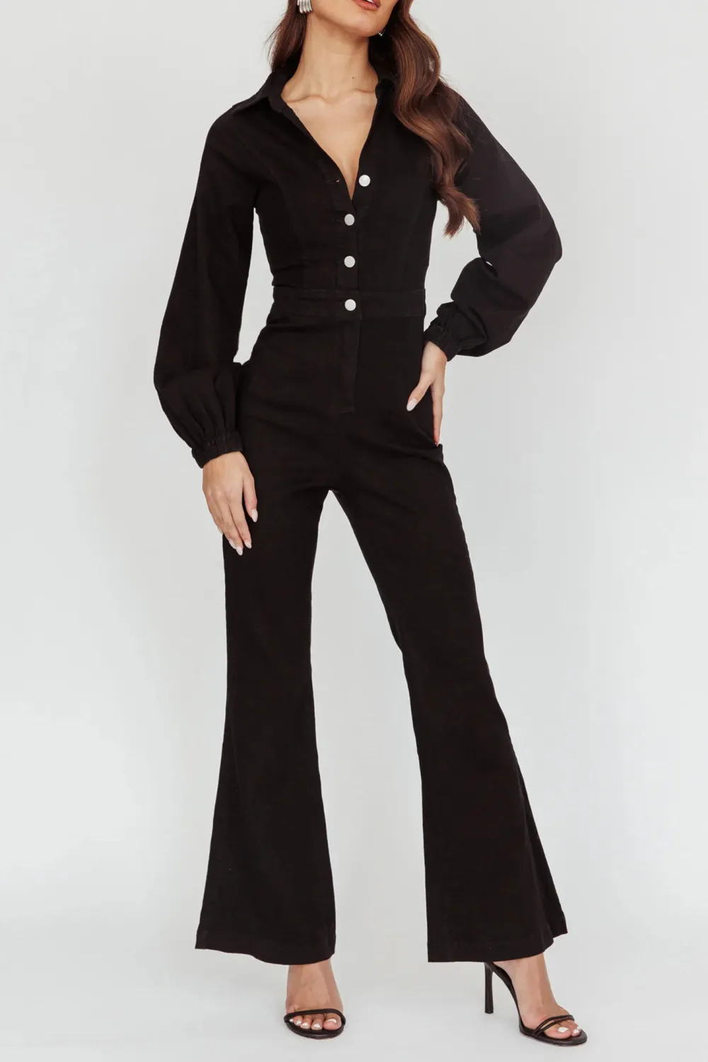 Soft Breathable Flared Long Sleeve Bodysuit