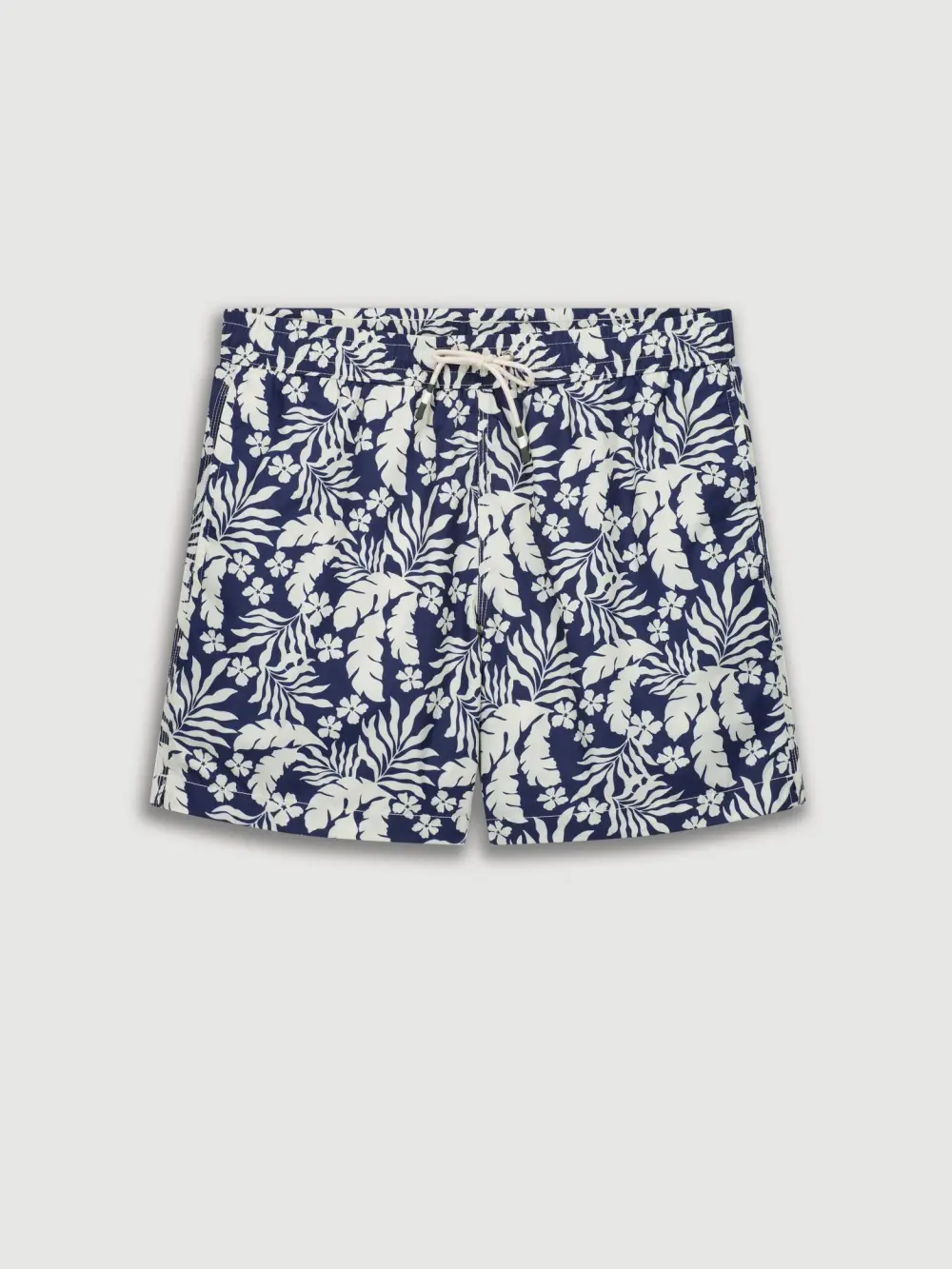 Loose Casual Comfortable Breathable Blue Print Swim Trunks