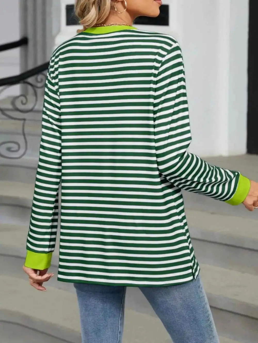 Striped Long Sleeve T-Shirt