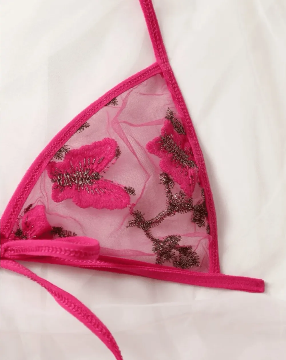 Butterfly Sheer Lingerie Set