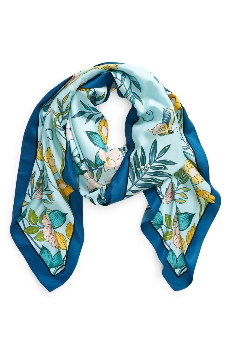 Butterfly Floral Scarf