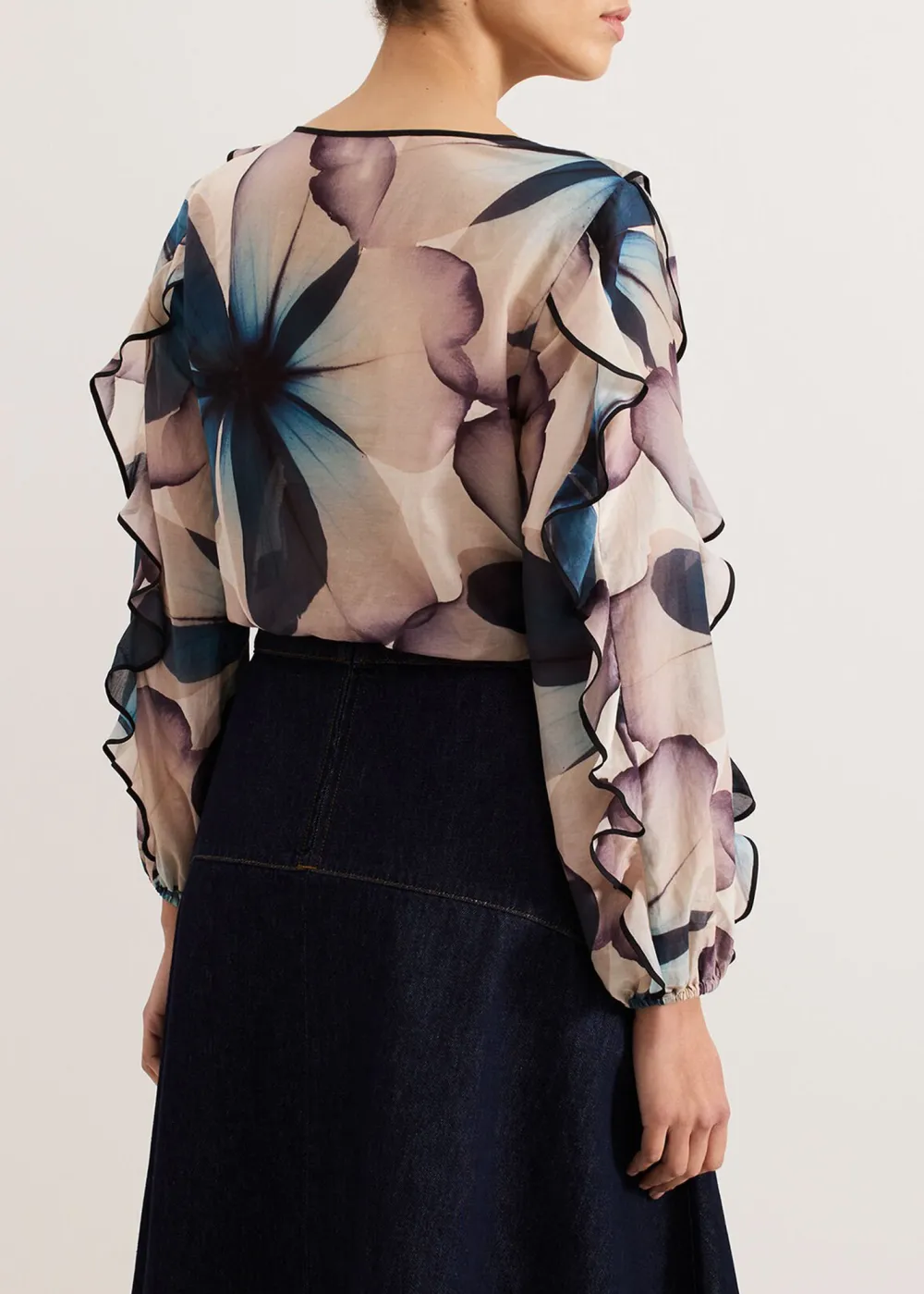 Luxurious Silk Women's Long Sleeve Shirt