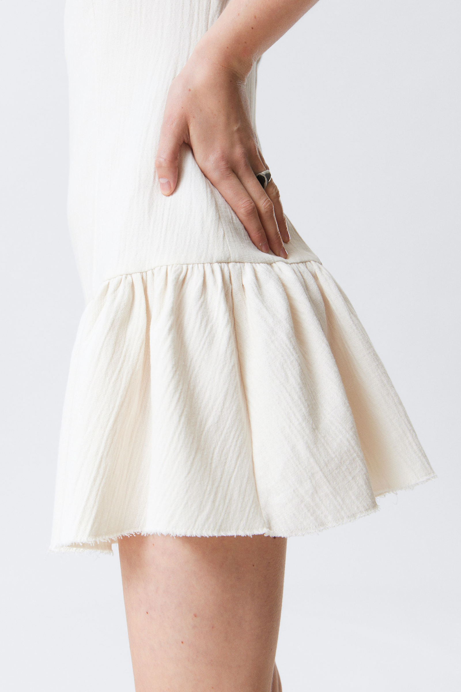 Plain Boat Neck Dress