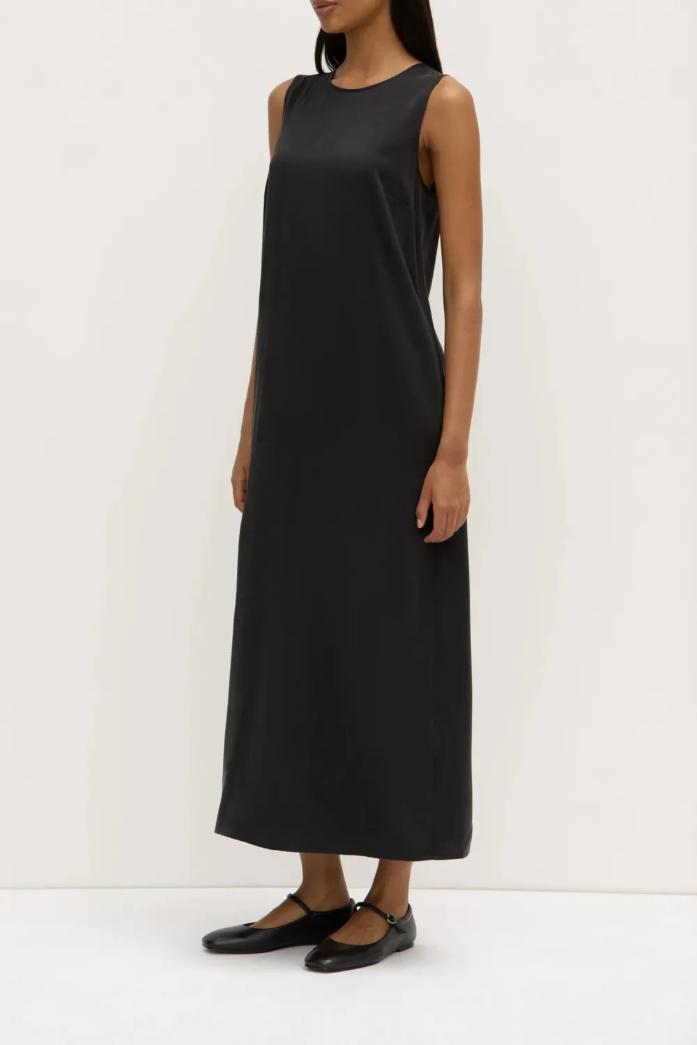 Pure Silk Sleeveless Dress