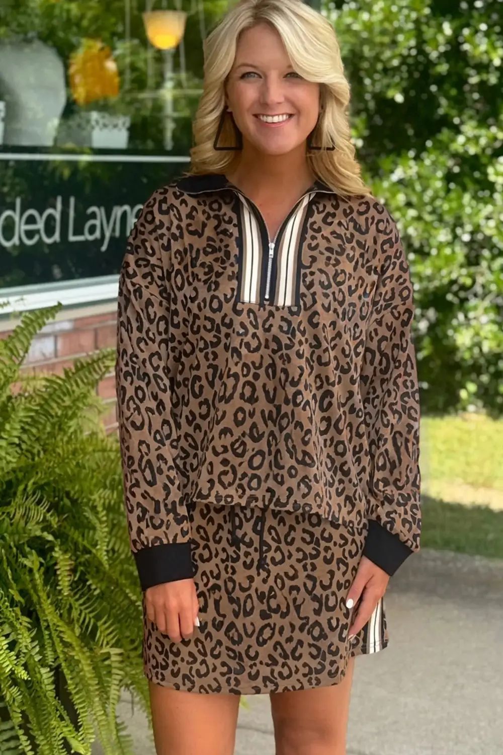 Long Sleeve Printed Coordinated Set