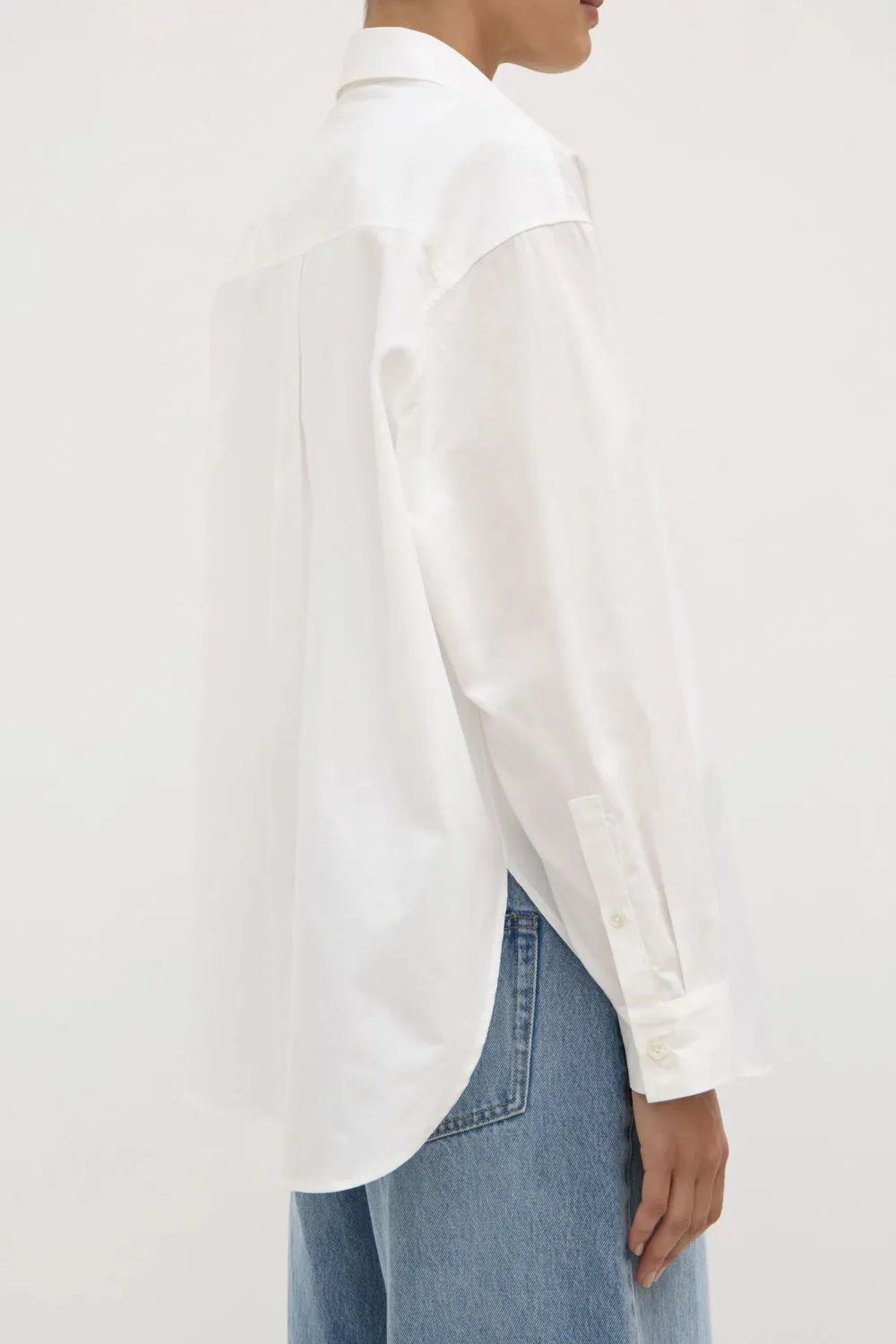Long Sleeved Cotton Poplin Shirt