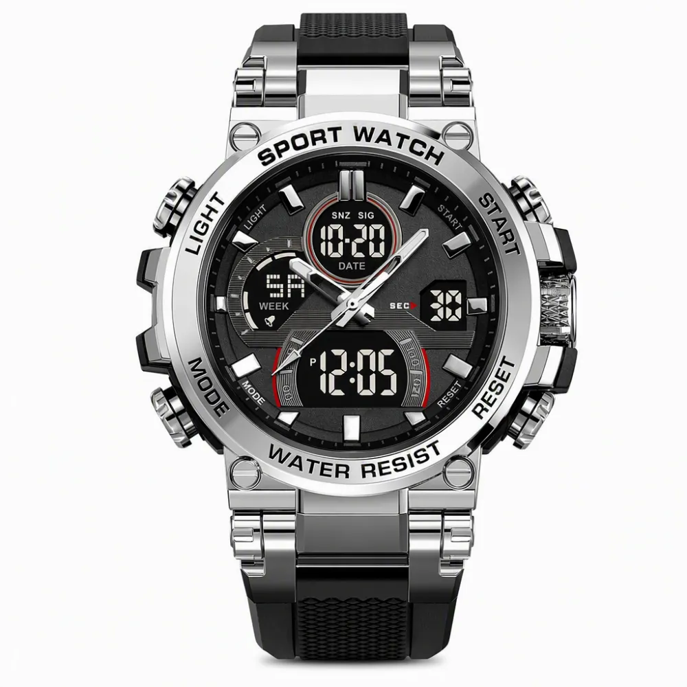 Multi-Function Dual-Movement Business Watch