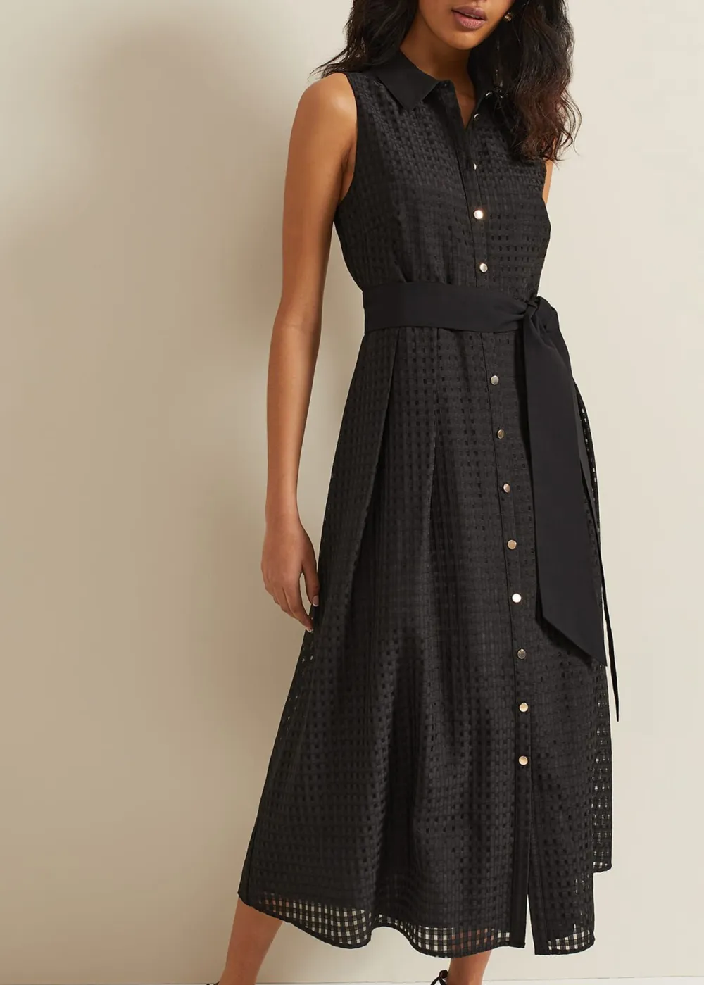 Solid Color Versatile Modern Textured Dress