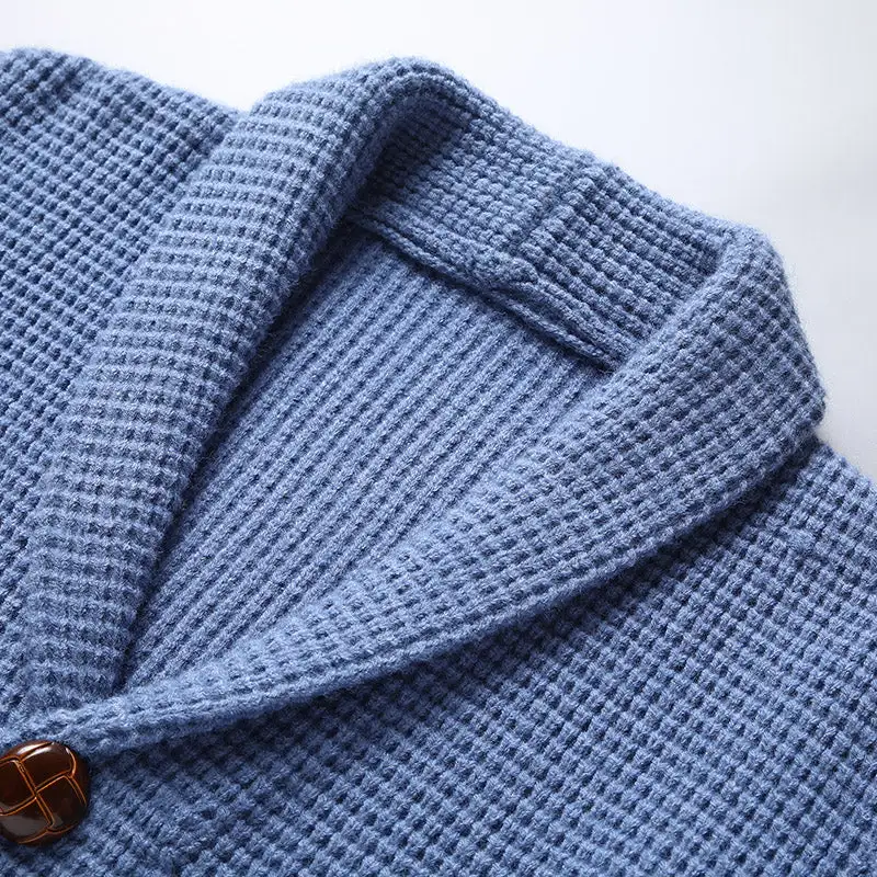 Shawl Collar Knit Cardigan